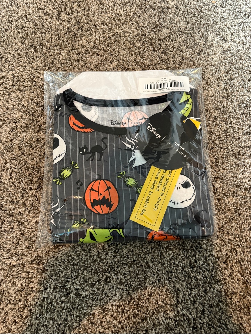 Little Sleepies Nightmare Before Christmas Pajamas 7/8